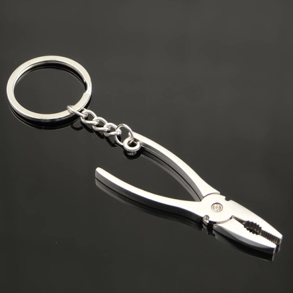 Llavero Metalico en forma de Pinza o Alicate, de 66 x 13 mm