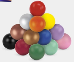 Bola Antistress de 6 cmts  de diametro, elaborada en Poliuretano