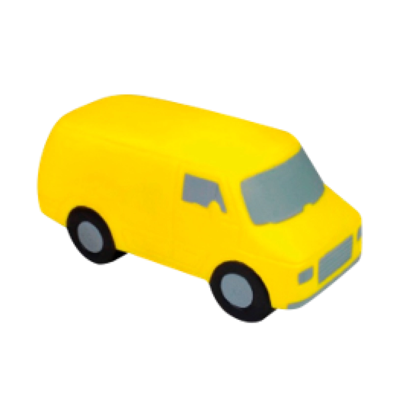 Antistress en forma de Camioneta Van, elaborado en PU