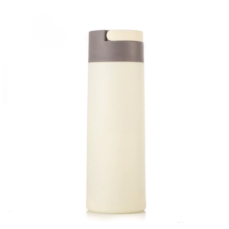 Botella Havanna 400 ml de vidrio con recubrimiento plastico, 19.7 x 6.5 cmts