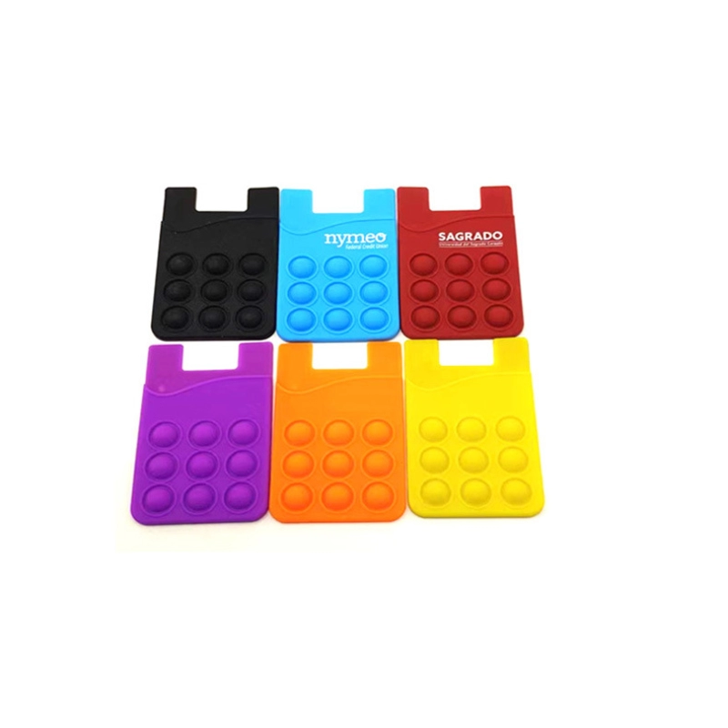 Bolsillo para Celular con Antistress en Silicona, 87 x 56 x 4 mm