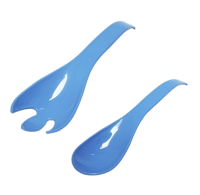 Cucharas Ensaladeras, set x2, de 27 cmts largo x 7.2 cmts ancho, PS Cristal