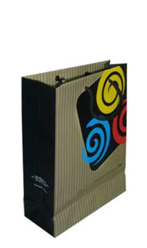 Bolsa Austin, en Propalcote 200, troquelada, cordon motta, 40x38x15 cmts.