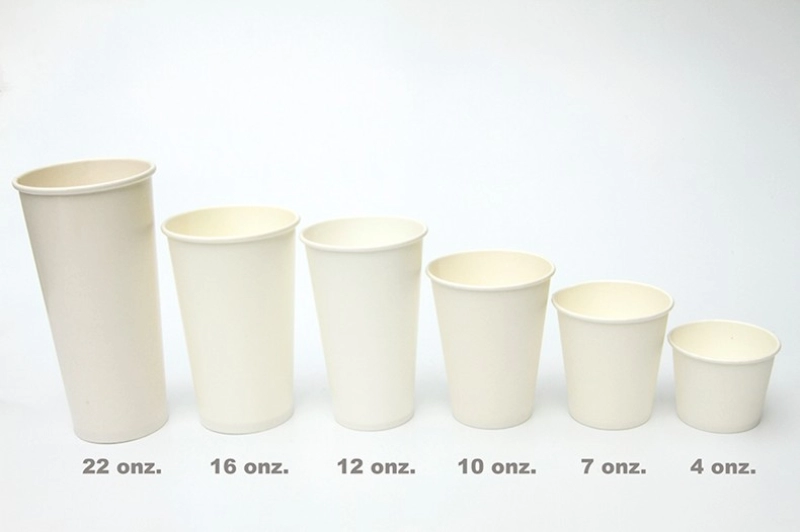 Vasos de Carton de 4, 7, 10, 12, 16 y 22 onzas, en 230 gramos,