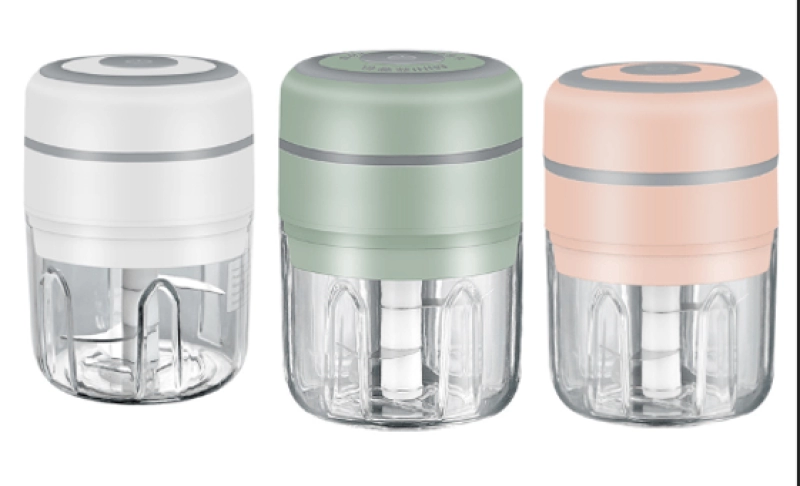 Picador Electronico de Ajo, 250 ml, recargable con USB