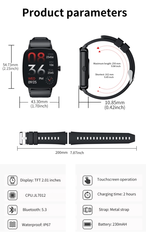 Reloj Inteligente con Multiples Funciones