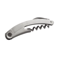 Saca Corchos Casillero, para vino, en acero, con navaja y destapador, 11 x 2.8 cmts