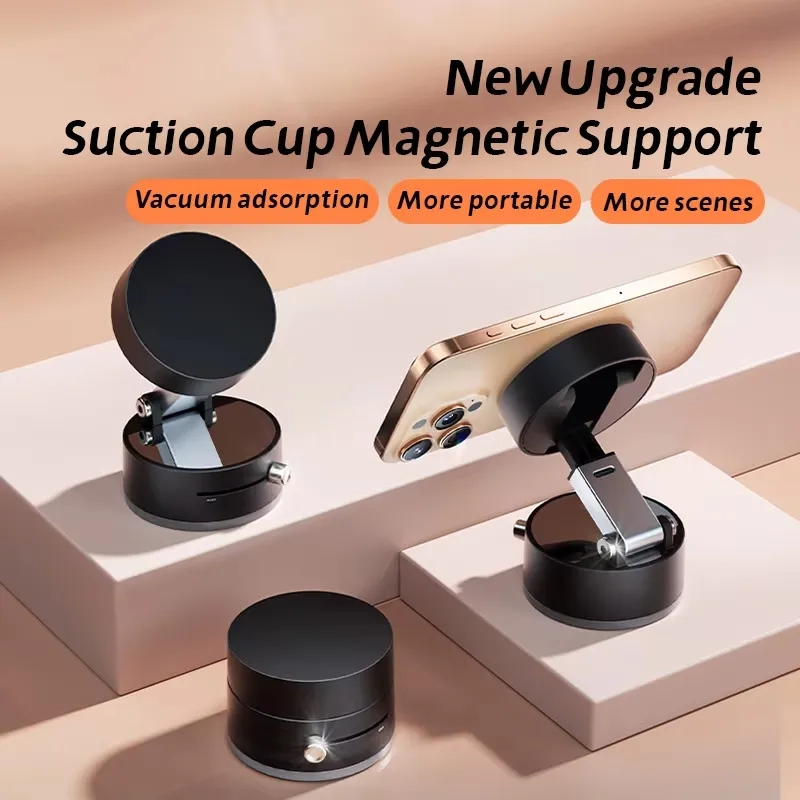 Stand Plastico para Celular con Succion al Vacio,  tamaño 5.9 x 4.3 cmts