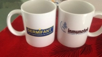 Mugs en Cerámica, 10 onzas, color blanco, para sublimar