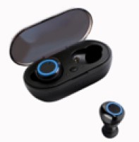 Audifono BT version 5.0, en ABS, 7.5 x 4.3 x 2.8 cmts