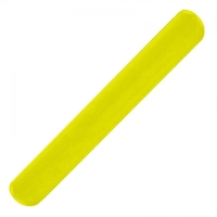Brazalete reflectivo plegable, en silicona, de 21.5 x 2.2 cmts