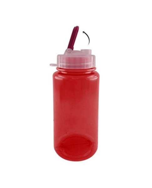 Botilito de 500 ml, 17 onzas, 18 x 7.1 cmts, tapa dispensadora