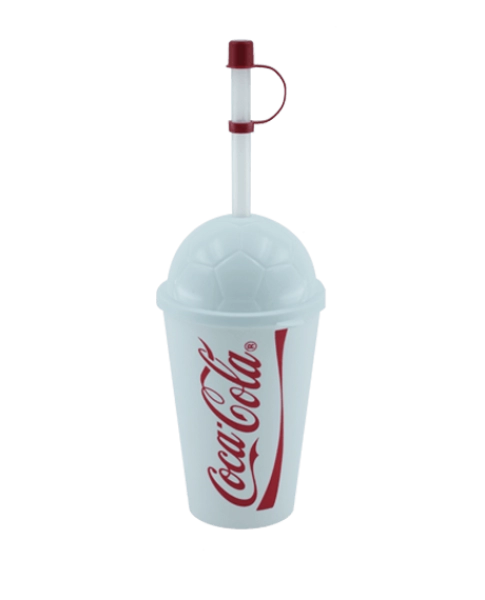 Vaso Pitillo de 14 onzas, 414 ml, 15.8 x 8.8 cmts, (5.7 diam inferior), en PP