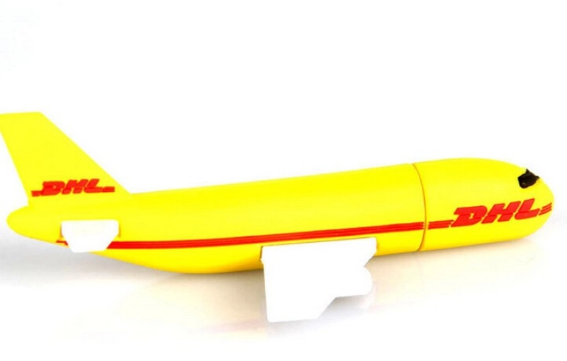 Memoria USB en PVC 3D diseño Avion de DHL