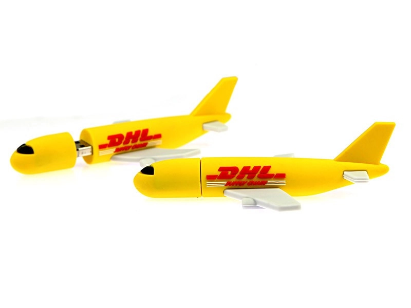 Memoria USB en PVC 3D diseño Avion de DHL