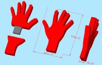 Memoria USB en PVC 2D diseño Mano