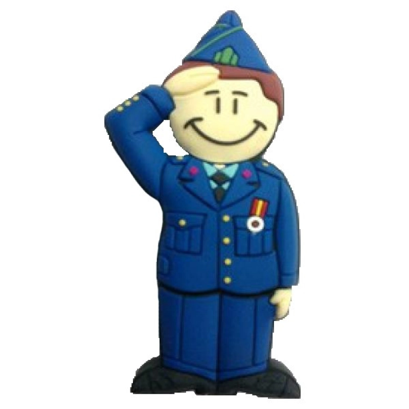 Memoria USB en PVC 2D diseño Soldado