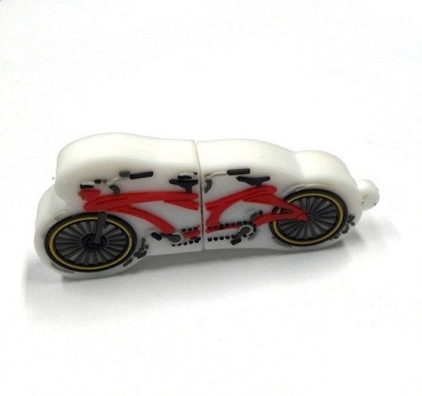 Memoria USB en PVC 2D diseño Bicicicleta