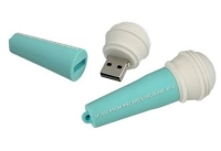 Memoria USB PVC 3D forma de Microfono