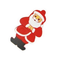 Memoria USB en PVC 2D diseño Papa Noel