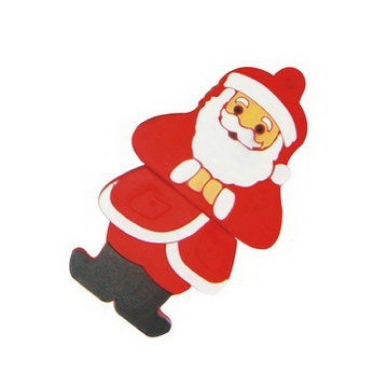 Memoria USB en PVC 2D diseño Papa Noel