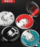 Multiconector x 3 en estuche acrilico con colgador
