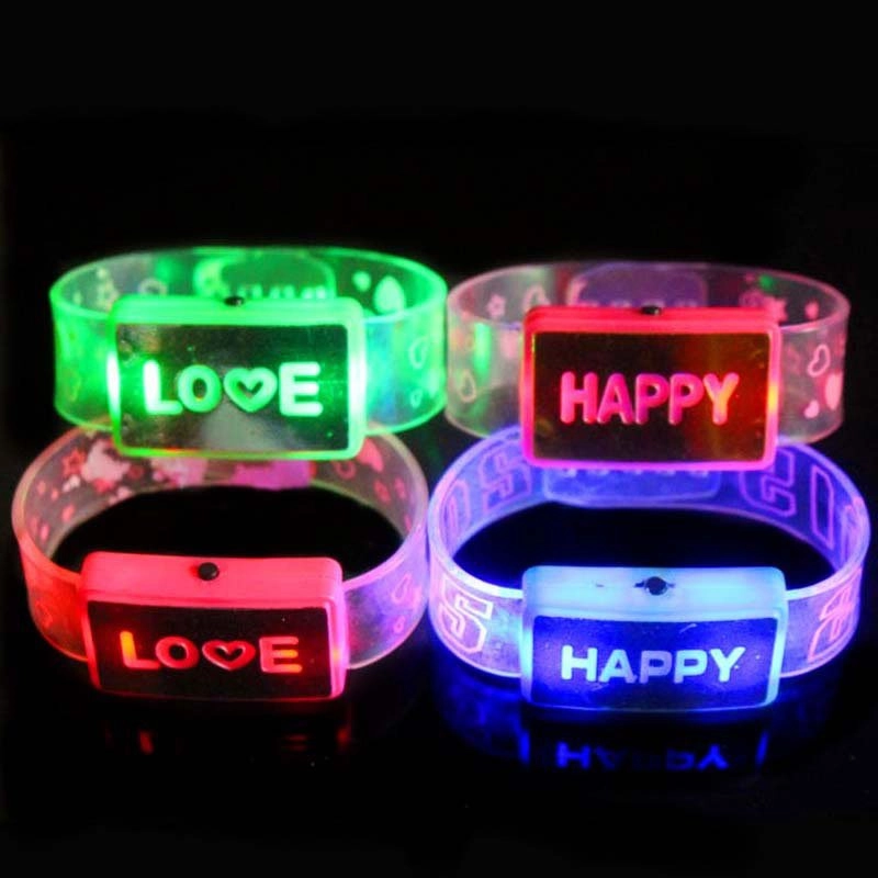 Manilla o Brazalete LED elaborado en ABS, sin Control de Voz
