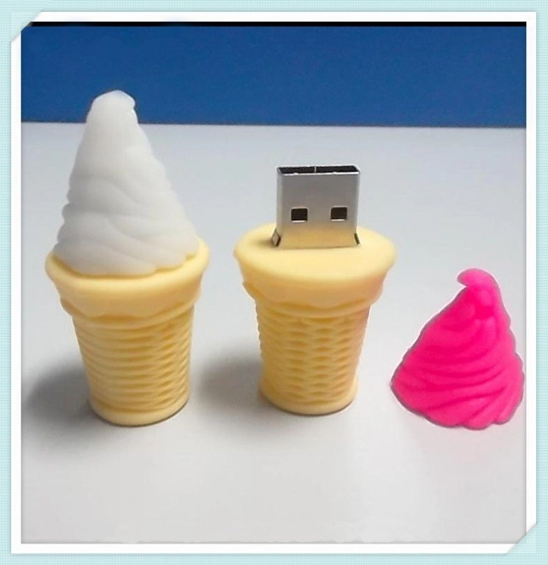Memoria USB en PVC 3D diseño Cono de Helado