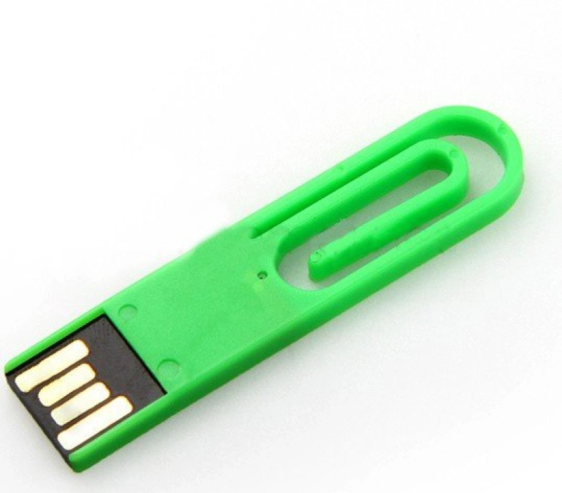 Memoria USB plastica en forma de Clip