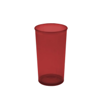 Vaso Redondo 10 onzas, 295 ml, 11.8 x 6.9 cmts, en Poliestireno Cristal