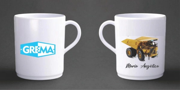 Mugs en Cerámica, 10 onzas, color blanco, para sublimar