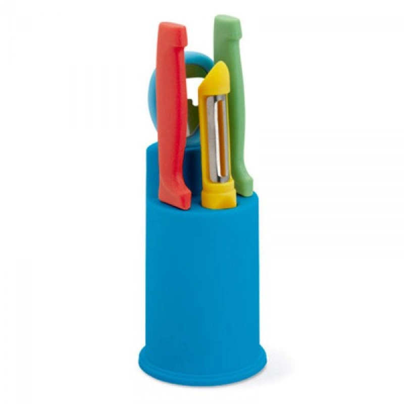 Set de Cocina x 4 piezas, en base plastica, 25 x 7 cmts
